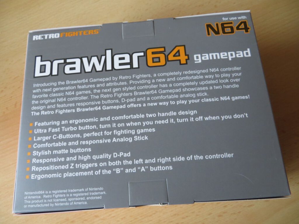 Brawler 64 Schachtel Rückseite