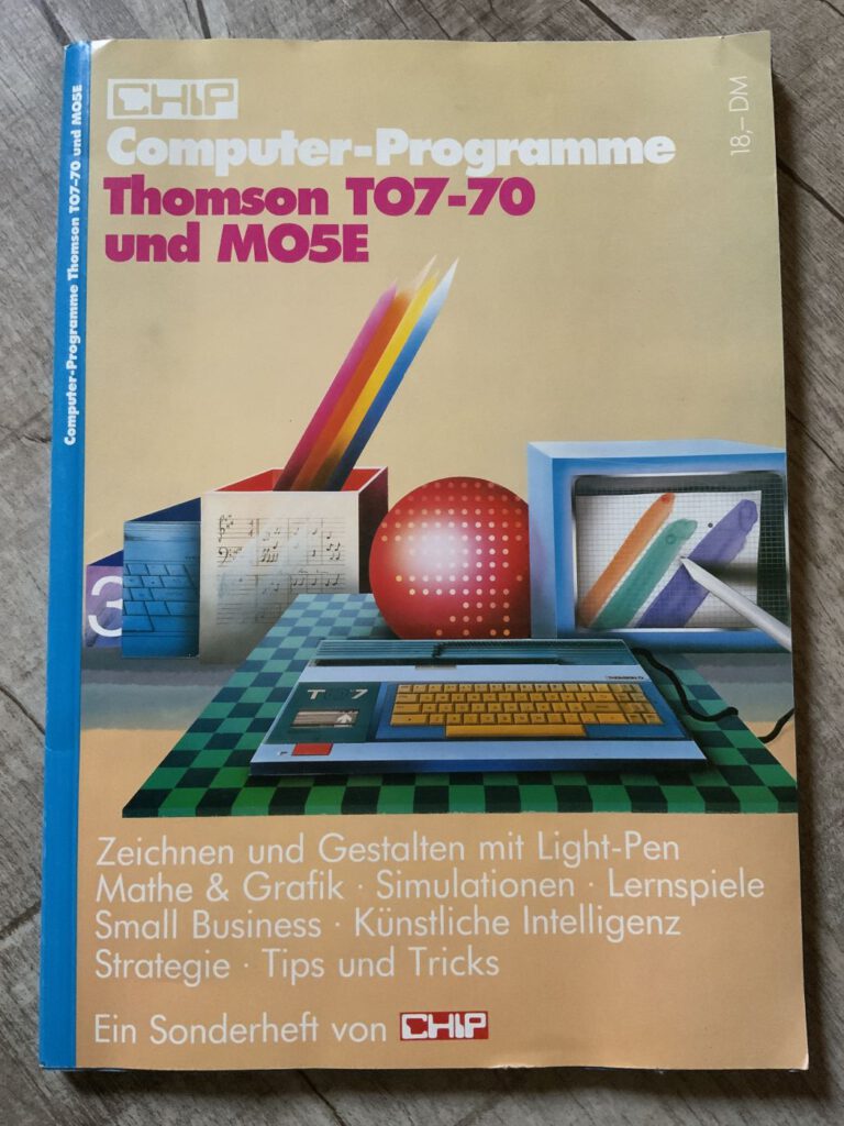 CHIP - Computer-Programme Thomson TO7-70 und MO5E