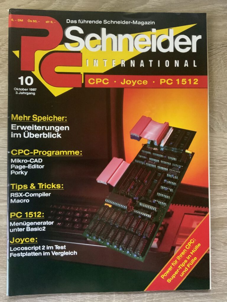 CPC Schneider International 10/1987