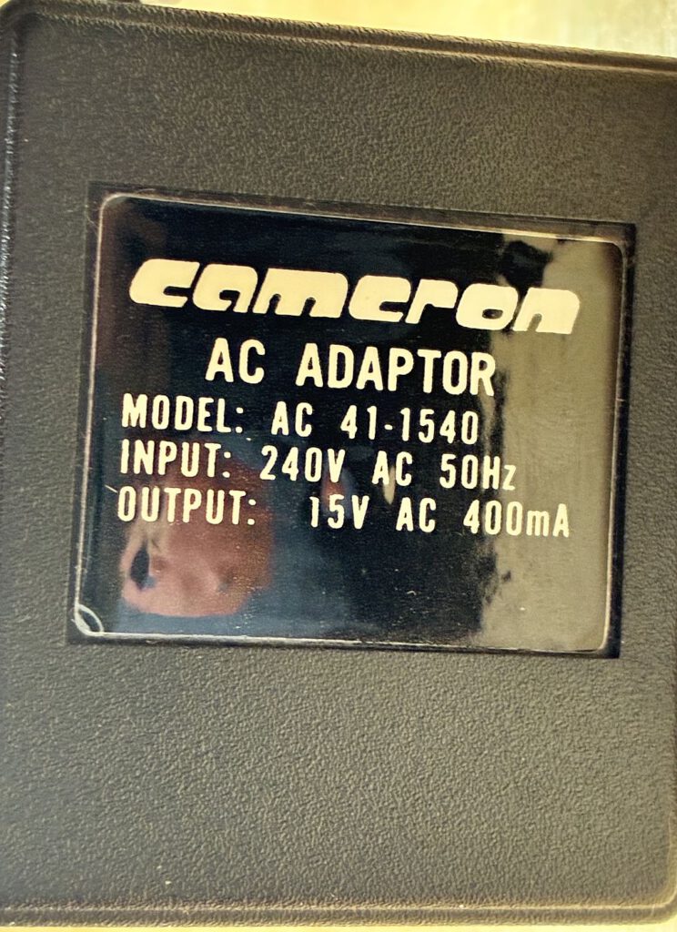 Cameron Handy Scanner - Netzteil