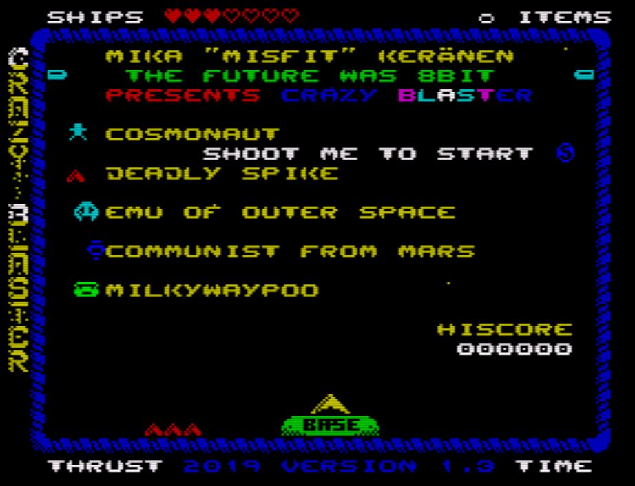 Crazy Blaster [Sinclair ZX Spectrum]