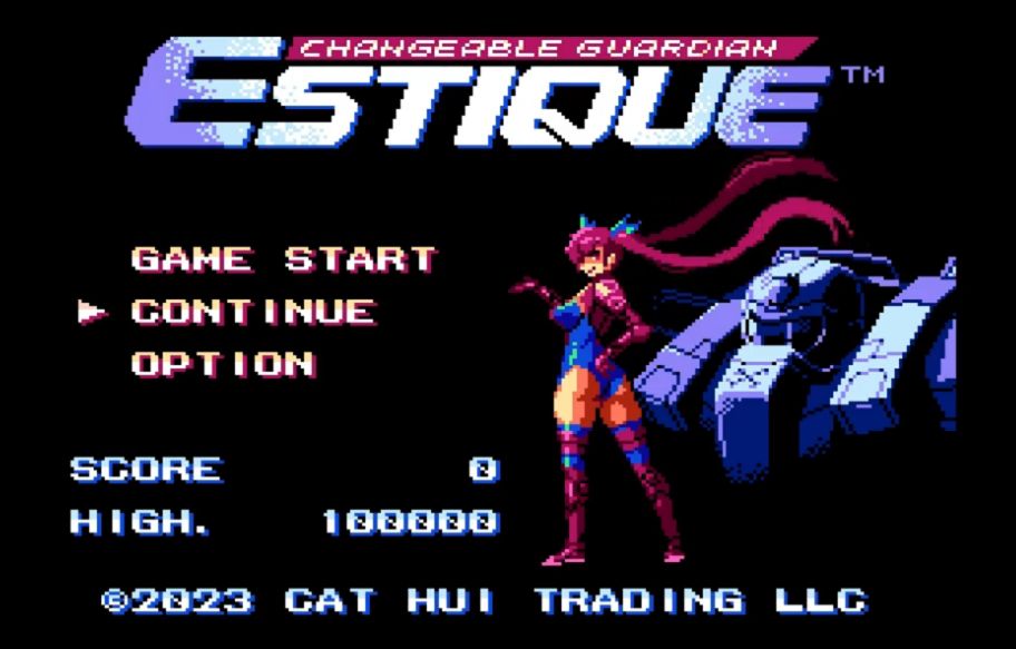 Changeable Guardian Estique - Titlescreen