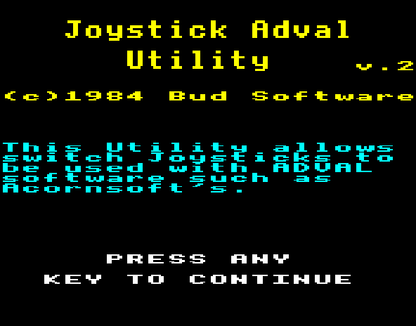Commander 3 - Joystick Adval Utility