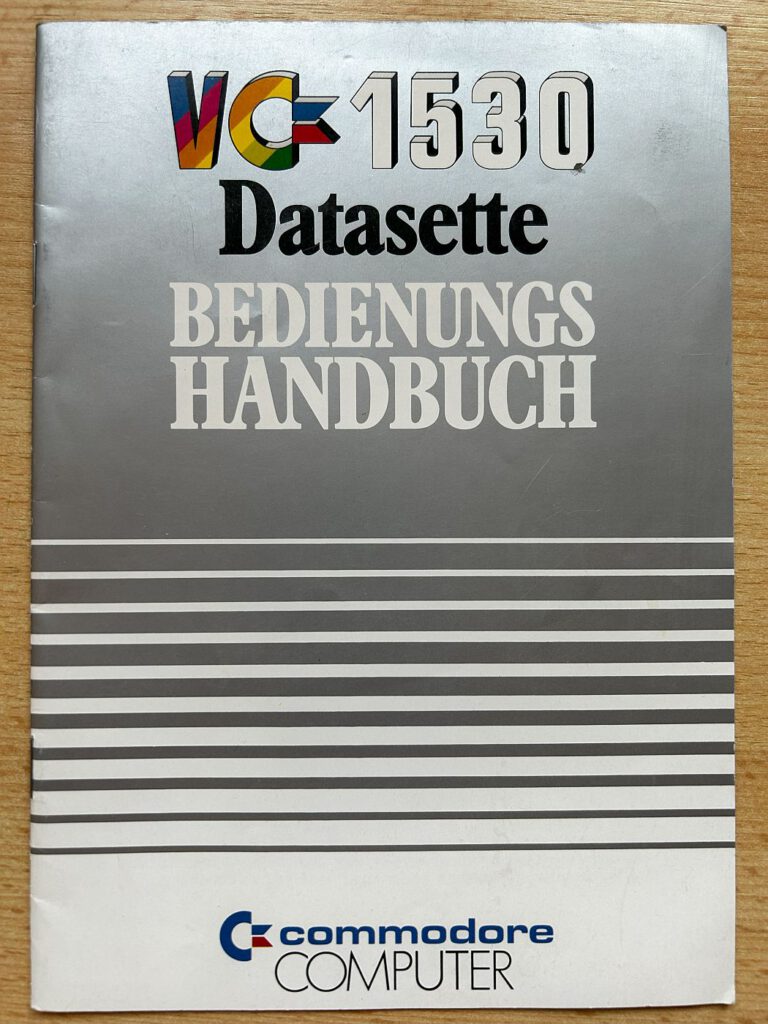 Commodore VC1530 Datasette Bedienungshandbuch