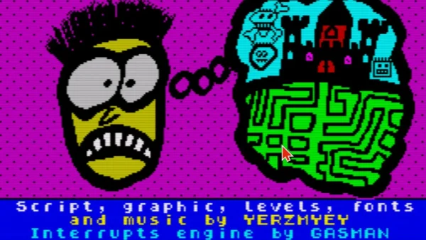 Deadly Labyrinth of Lord Xyrx [Sinclair ZX Spectrum]