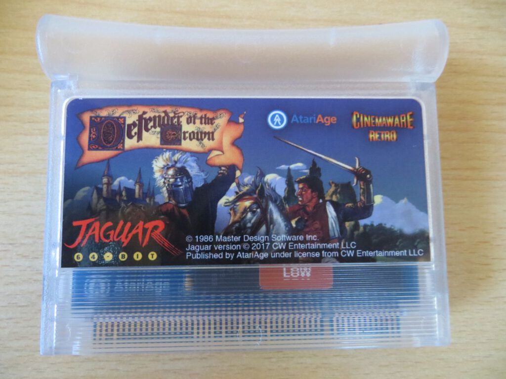 Defender Of The Crown - Clear Cartridge