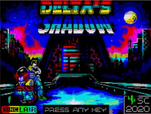 Delta's Shadow 128K - Startbildschirm