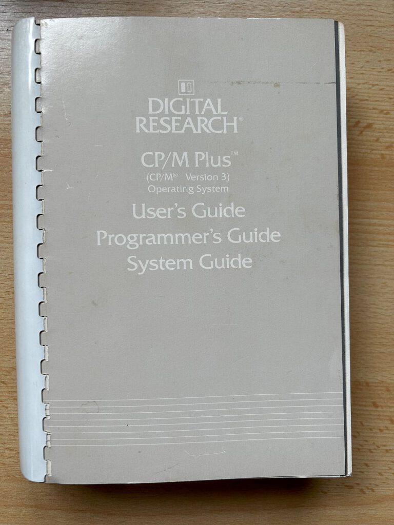 Digital Research CP_M Plus Version 3 Users Guide