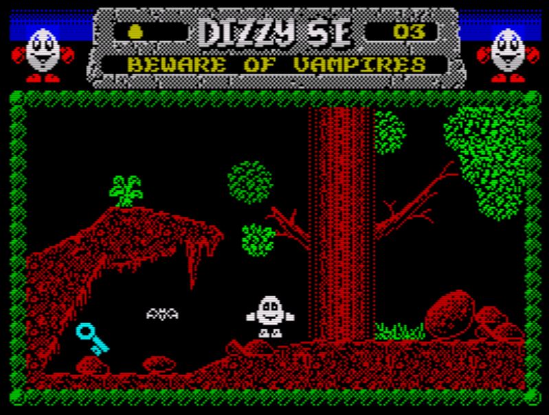 Dizzy and the mystical Letter - Screen