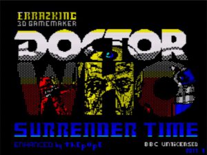 Dr Who Surrender Time - Ladescreen