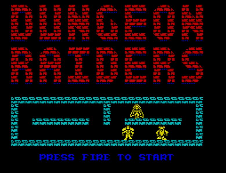 Dungeon Raiders - Startbildschirm
