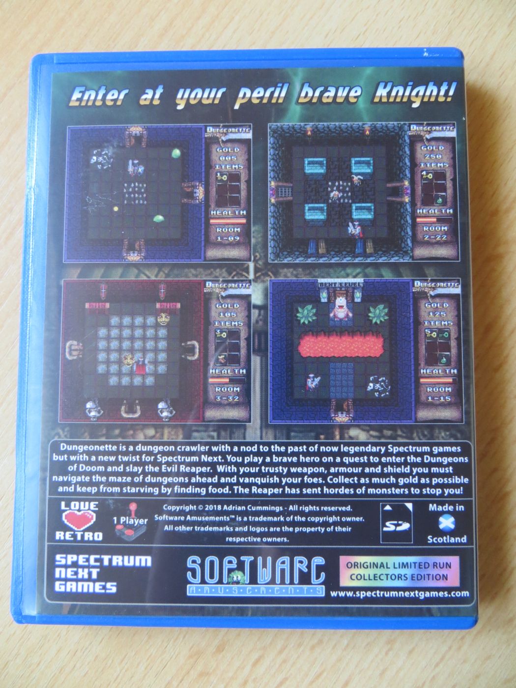 Dungeonette - Rückseite