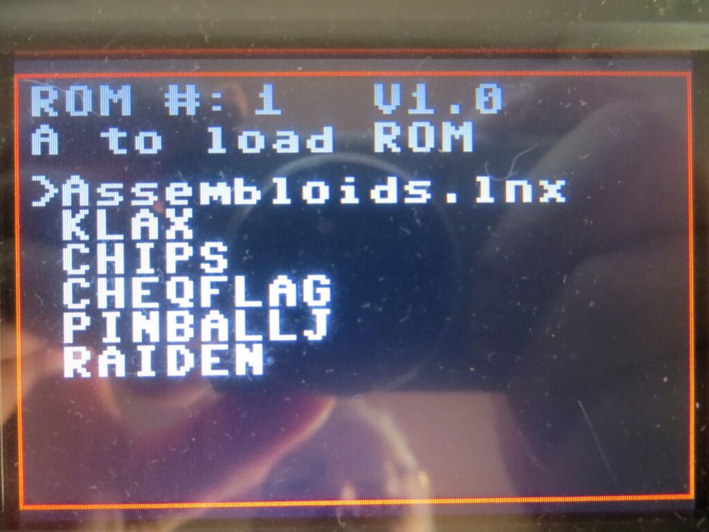 Das Auswahlmenü des ElCheapoSD