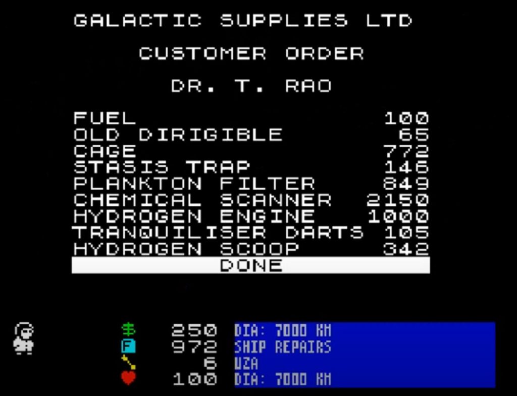 Encyclopaedia Galactica - Supplies