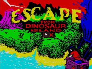 Escape from Dinosaur Island DX - Ladescreen