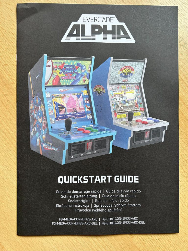 Evercade Alpha - Quickstart Guide
