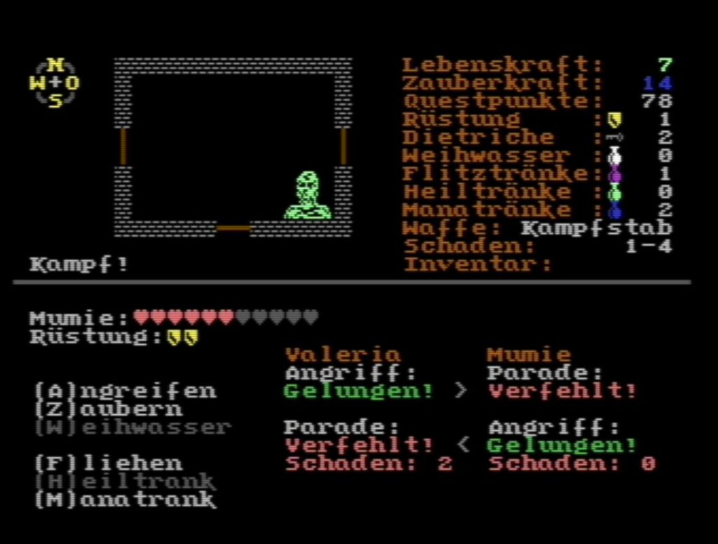 Evil Dungeon III - Kampf