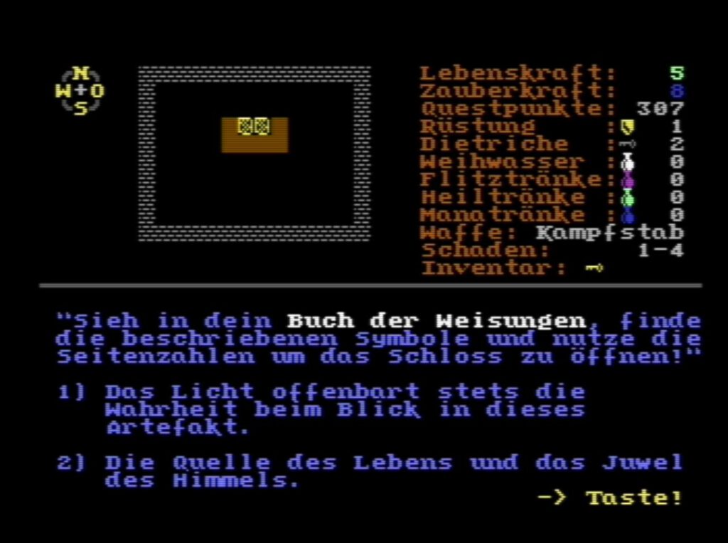 Evil Dungeon III - Rätsel