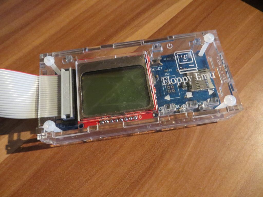 Floppy Emulator - im Acrylgehäuse