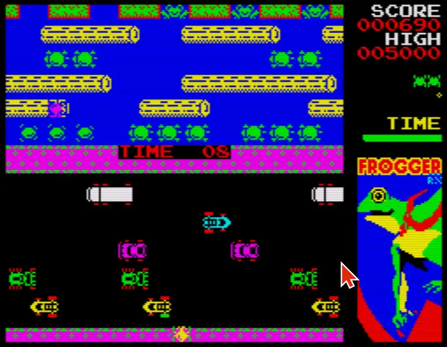Frogger RX - Screen
