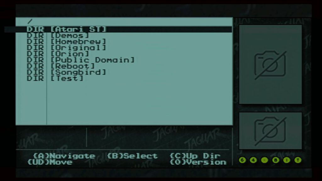 Game Drive - Startscreen