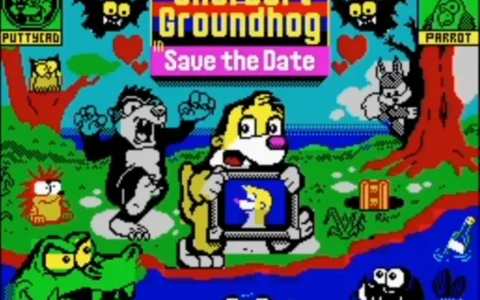 Gherbert Groundhog in Save the Date [Sinclair ZX Spectrum]