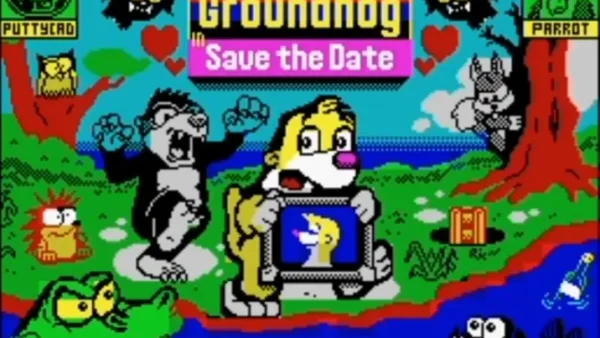 Gherbert Groundhog in Save the Date [Sinclair ZX Spectrum]