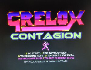 Grelox Contagion - Startscreen