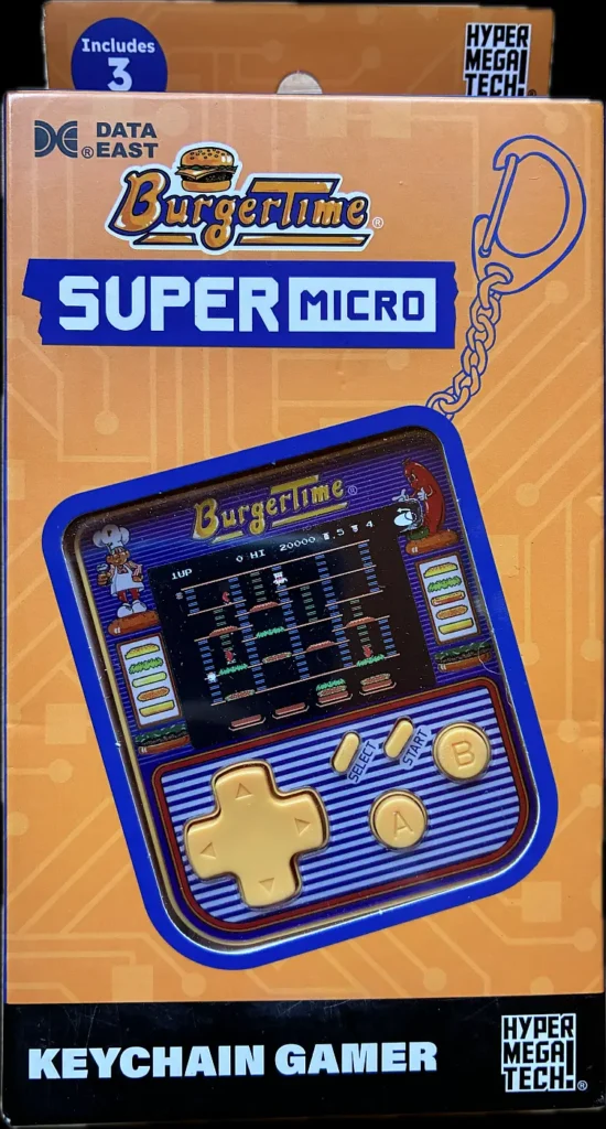 HMT Super Micro - BurgerTime Keychain Gamer 
