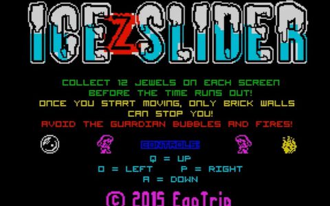 Ice Slider Z [Sinclair ZX Spectrum]