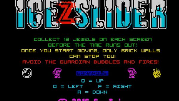 Ice Slider Z [Sinclair ZX Spectrum]