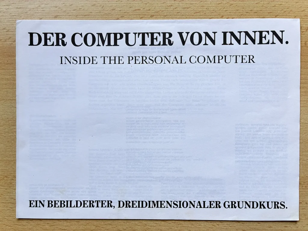 Inside The Personal Computer - Deusche Beilage