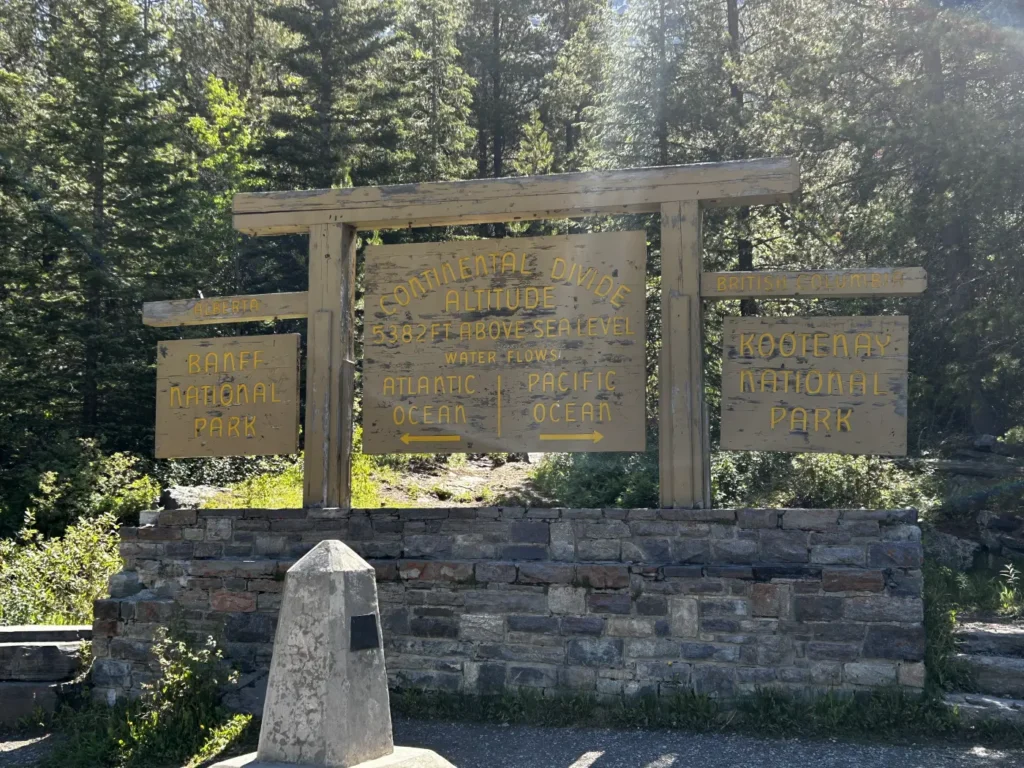 Vermillion Pass - Die kontinentale Wasserscheide (Continental Divide)