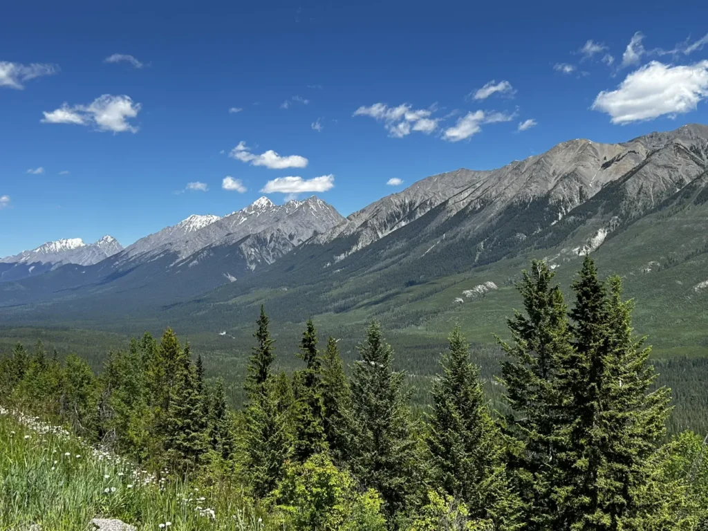 Kootenay Valley Viewpoint - Blick auf die Mitchell Range