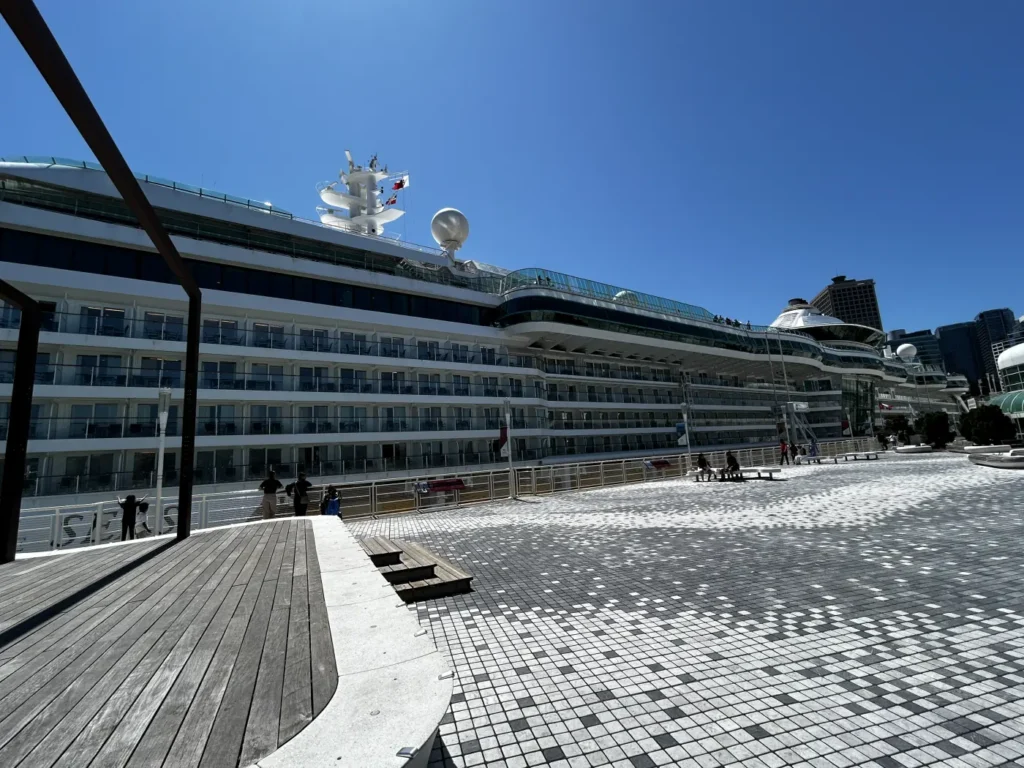 Aussichtsplattform am Nordende des Canada Place