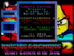 Knight & Demons 2 - Startscreen