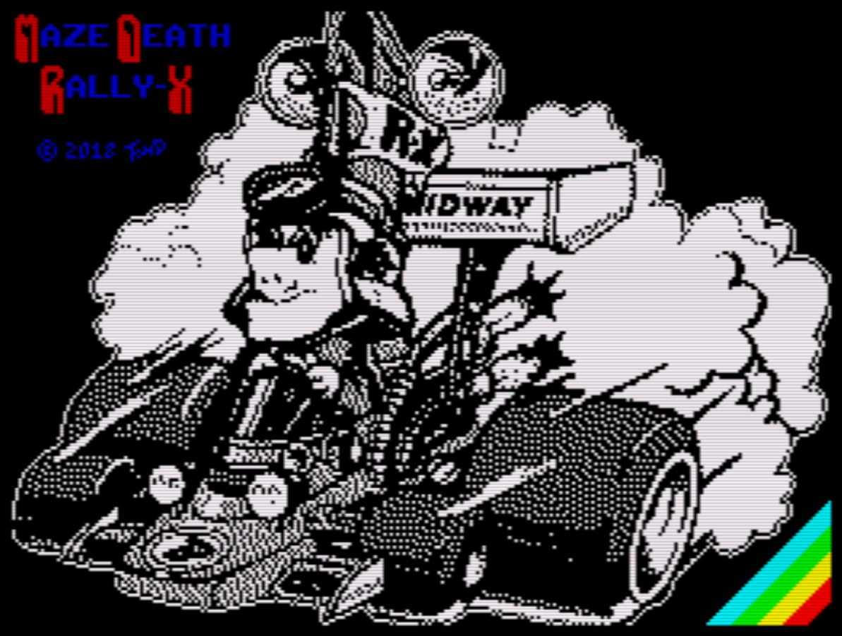 Maze Death Rally-X [Sinclair ZX Spectrum]