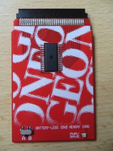 Memory Card - Oberseite