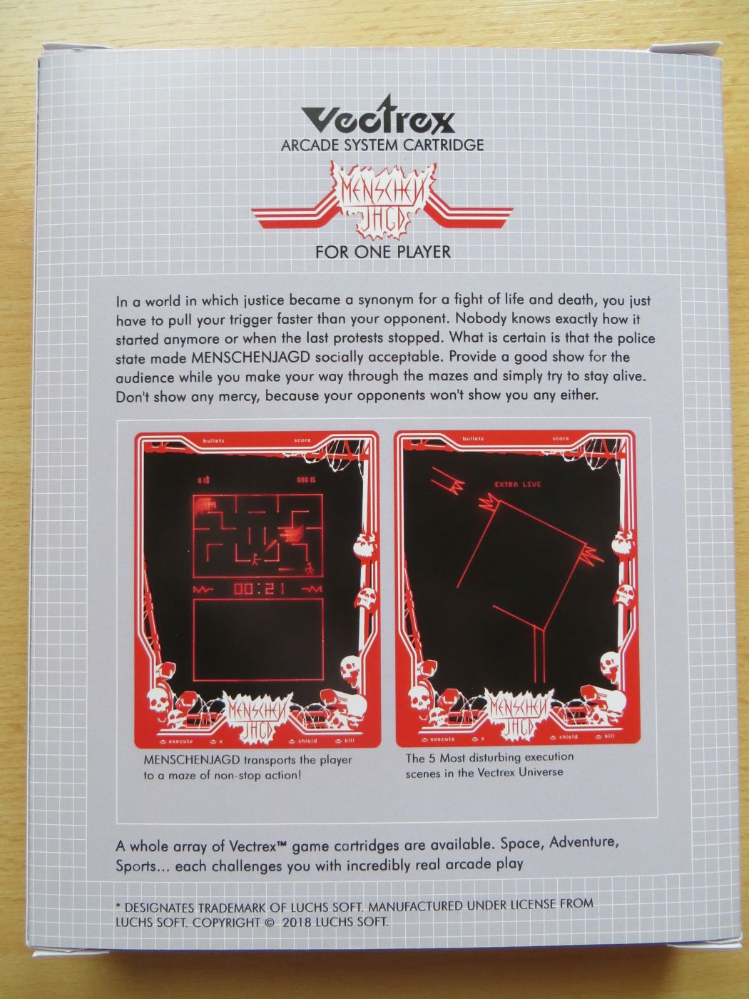 Menschenjagd - Rückseite