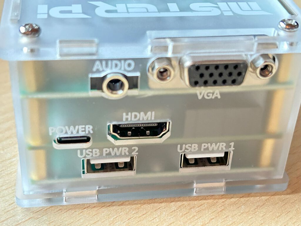 MiSTER Pi - Audio VGA HDMI Power