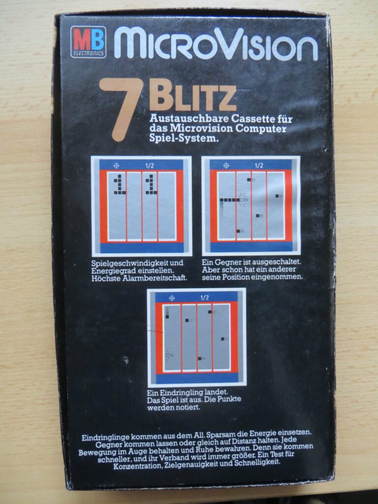 Blitz - Box-Rückseite