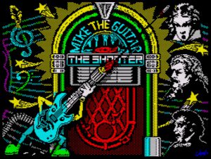 Mike the Guitar - The Shooter - Ladebildschirm]