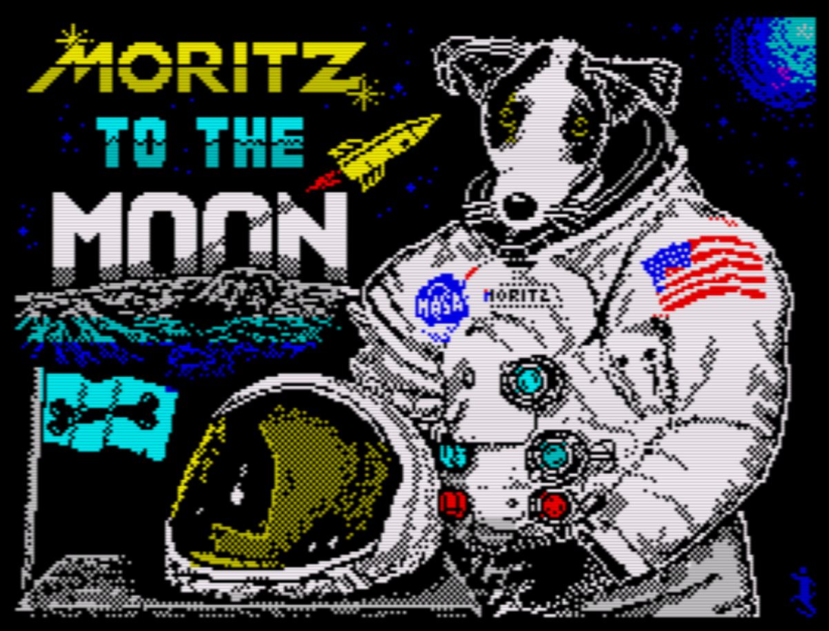 Moritz To The Moon [Sinclair ZX Spectrum]