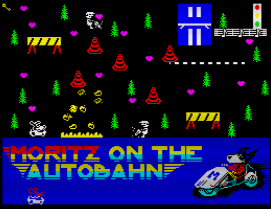 Moritz On The Autobahn [Sinclair ZX Spectrum]