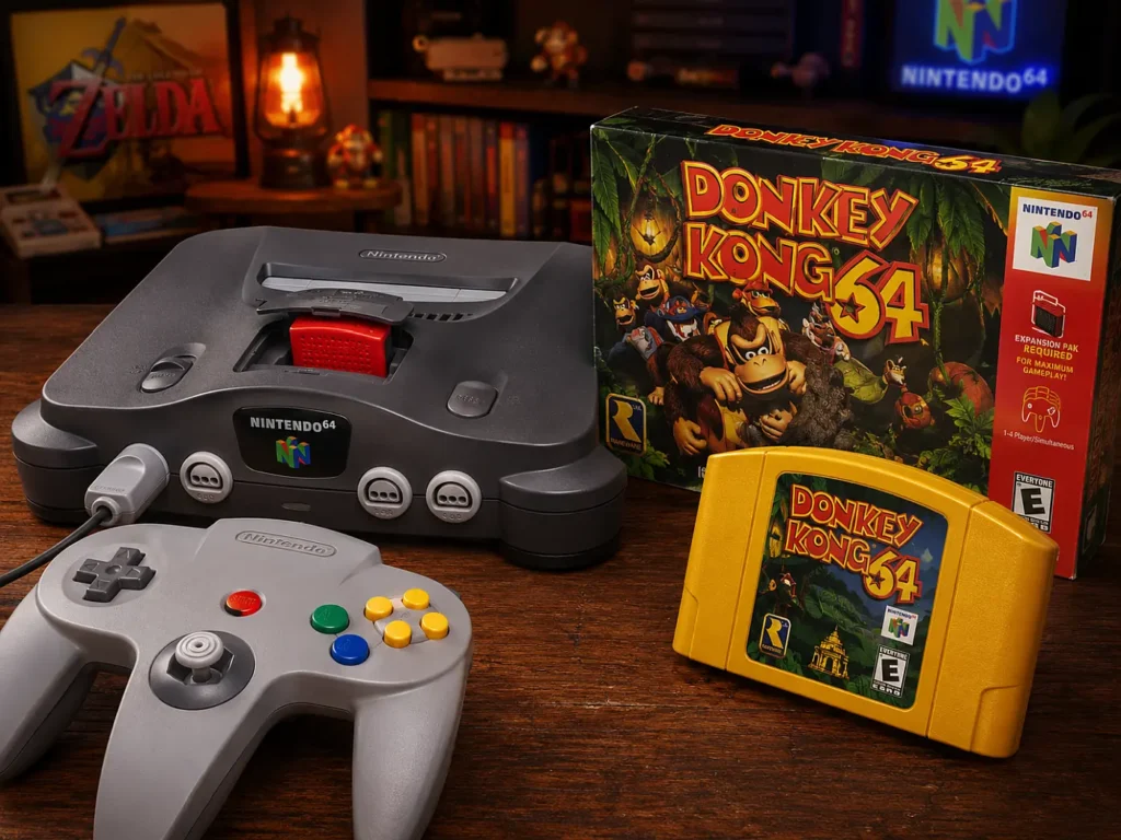 Nintendo 64 Donkey Kong und Expansion Pak