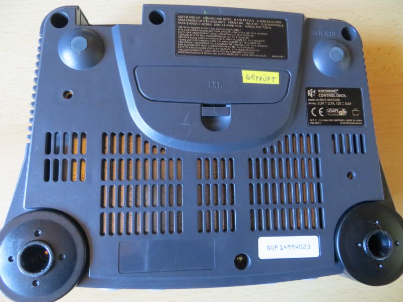Nintendo 64 Unterseite
