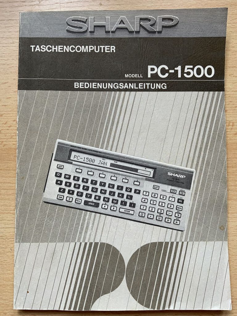 PC1500 Bedienungsanleitung