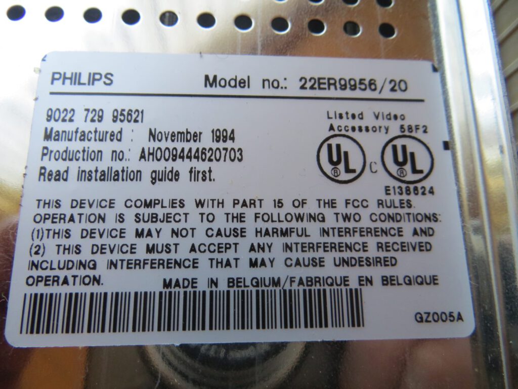 Philips CDi 450 - MPEG-I-Cartridge Label