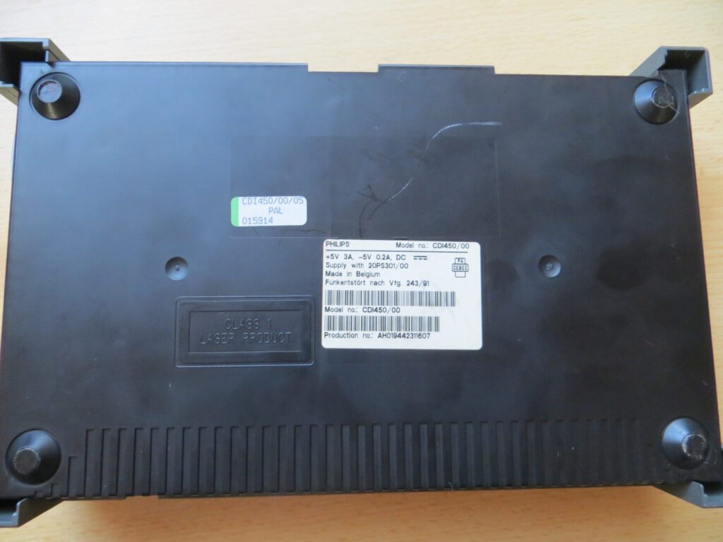 Philips CDi 450 Unterseite