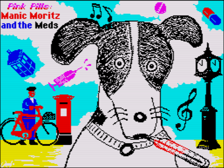 Pink Pills: Manic Moritz and the meds [Sinclair ZX Spectrum]